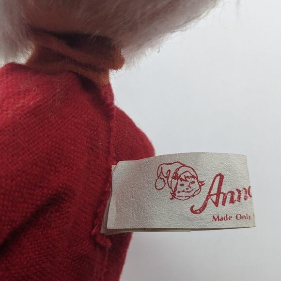 ANNALEE Christmas Mobilitee Mr. & Mrs. Clause Dolls Vintage 1963/1971 8" - Picture 8 of 10